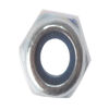 Hexagonal Nuts with Nylon Inserts - Zinc Plated - Bag - M4 Thumbnail