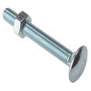 Carriage Bolts with Hex Nuts - Zinc Plated - Bag - M8 x 110mm Thumbnail