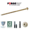 ForgeFast Elite Low-Torque Timber Fixing Screws - Tan - Tub - 7.0 x 100mm Thumbnail