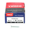 TIMCO Twin-Threaded Countersunk Silver Woodscrews - 4 x 1 Thumbnail