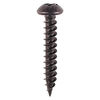 TIMCO Twin-Threaded Round Head Black Woodscrews - 6 x 1 Thumbnail