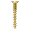 TIMCO Solid Brass Countersunk Woodscrews - 6 x 1 Thumbnail