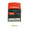 TIMCO Solid Brass Round Head Woodscrews - 6 x 1 Thumbnail