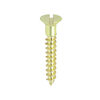 TIMCO Solid Brass Countersunk Woodscrews - 7 x 1 Thumbnail