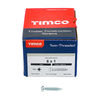 TIMCO Twin-Threaded Round Head Silver Woodscrews - 8 x 1 Thumbnail