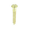 TIMCO Solid Brass Round Head Woodscrews - 8 x 1 Thumbnail