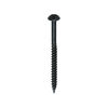 TIMCO Twin-Threaded Round Head Black Woodscrews - 8 x 2 Thumbnail