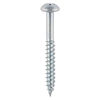 TIMCO Twin-Threaded Round Head Silver Woodscrews - 8 x 2 Thumbnail