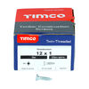 TIMCO Twin-Threaded Countersunk Silver Woodscrews - 12 x 1 Thumbnail