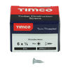 TIMCO Twin-Threaded Countersunk Silver Woodscrews - 6 x 1/2 Thumbnail