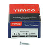 TIMCO Twin-Threaded Countersunk Silver Woodscrews - 6 x 3/4 Thumbnail