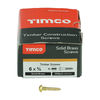 TIMCO Solid Brass Round Head Woodscrews - 6 x 3/4 Thumbnail