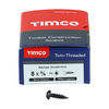 TIMCO Twin-Threaded Round Head Black Woodscrews - 8 x 5/8 Thumbnail