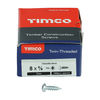 TIMCO Twin-Threaded Round Head Silver Woodscrews - 8 x 5/8 Thumbnail