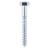 TIMCO Coach Screws Hex Head Silver  - 6.0 x 100 Thumbnail