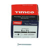 TIMCO Twin-Threaded Countersunk Silver Woodscrews - 6 x 1 1/2 Thumbnail