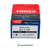 TIMCO Twin-Threaded Countersunk Silver Woodscrews - 6 x 1 1/2 Thumbnail