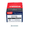 TIMCO Twin-Threaded Countersunk Silver Woodscrews - 6 x 1 1/4 Thumbnail