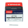 TIMCO Twin-Threaded Countersunk Silver Woodscrews - 6 x 1 3/4 Thumbnail