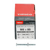 TIMCO Roofing Bolts & Square Nuts Silver - M6 x 80 Thumbnail