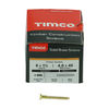 TIMCO Solid Brass Countersunk Woodscrews - 8 x 1 1/2 Thumbnail