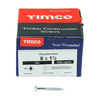 TIMCO Twin-Threaded Round Head Silver Woodscrews - 8 x 11/2 Thumbnail