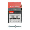 TIMCO Roofing Bolts & Square Nuts Silver - M8 x 80 Thumbnail