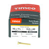 TIMCO Solid Brass Countersunk Woodscrews - 10 x 1 1/2 Thumbnail