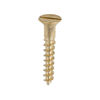 TIMCO Solid Brass Countersunk Woodscrews - 10 x 1 1/4 Thumbnail