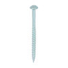 TIMCO Twin-Threaded Round Head Silver Woodscrews - 10 x 21/2 Thumbnail