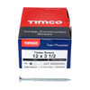 TIMCO Twin-Threaded Countersunk Silver Woodscrews - 12 x 3 1/2 Thumbnail