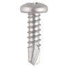 TIMCO Window Fabrication Screws Pan PH Self-Tapping Self-Drilling Point Martensitic Stainless Steel & Silver Organic - 4.2 x 13 Thumbnail