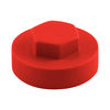 TIMCO Hex Head Cover Caps Poppy Red - 16mm Thumbnail