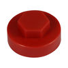 TIMCO Hex Head Cover Caps Flame Red - 16mm Thumbnail