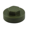 TIMCO Hex Head Cover Caps Olive Green - 19mm Thumbnail