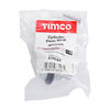 TIMCO Cylinder Door Stop Satin Chrome - 41mm Thumbnail