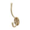 TIMCO Hat & Coat Hook Polished Brass - 125 x 32mm Thumbnail