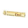 TIMCO Straight Barrel Bolt Polished Brass - 100 x 25mm Thumbnail