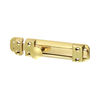 TIMCO Contract Flat Section Bolt Polished Brass - 110 x 25mm Thumbnail