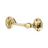 TIMCO Cabin Hook Polished Brass - 75mm Thumbnail