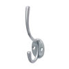 TIMCO Hat & Coat Hook Satin Chrome - 125 x 32mm Thumbnail