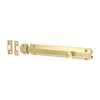 TIMCO Architectural Flat Section Bolt Polished Brass - 210 x 35mm Thumbnail