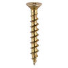 TIMCO Window Fabrication Screws Countersunk with Ribs PH Single Thread Gimlet Point Yellow - 4.3 x 35 Thumbnail