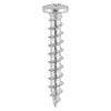 TIMCO Window Fabrication Screws Friction Stay Shallow Pan with Serrations PH Single Thread Gimlet Tip Stainless Steel - 4.8 x 16 Thumbnail