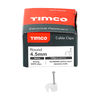 TIMCO Round Cable Clips White - To fit 4.5mm Thumbnail