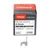 TIMCO Flat & Twin Cable Clips Grey - To fit 4.0mm Thumbnail