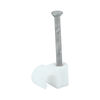 TIMCO Round Cable Clips White - To fit 5.0mm Thumbnail