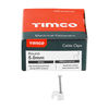 TIMCO Round Cable Clips White - To fit 5.0mm Thumbnail