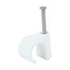 TIMCO Round Cable Clips White - To fit 14.0mm Thumbnail