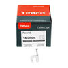 TIMCO Round Cable Clips White - To fit 14.0mm Thumbnail